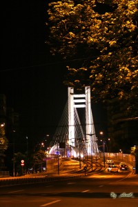 bucharest - the basarab overpass, night